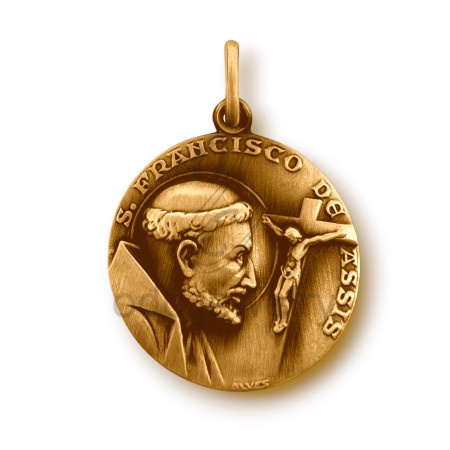 Medalha aurum "São Francisco de Assis"