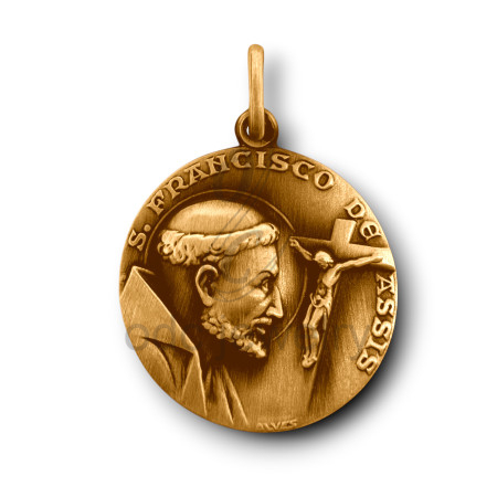 Medalha aureum "São Francisco de Assis"