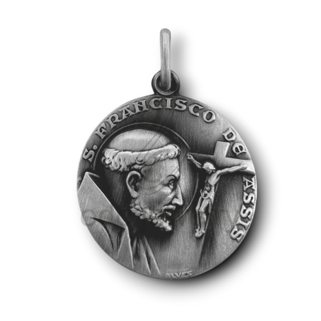Medalha argenti "São Francisco de Assis"